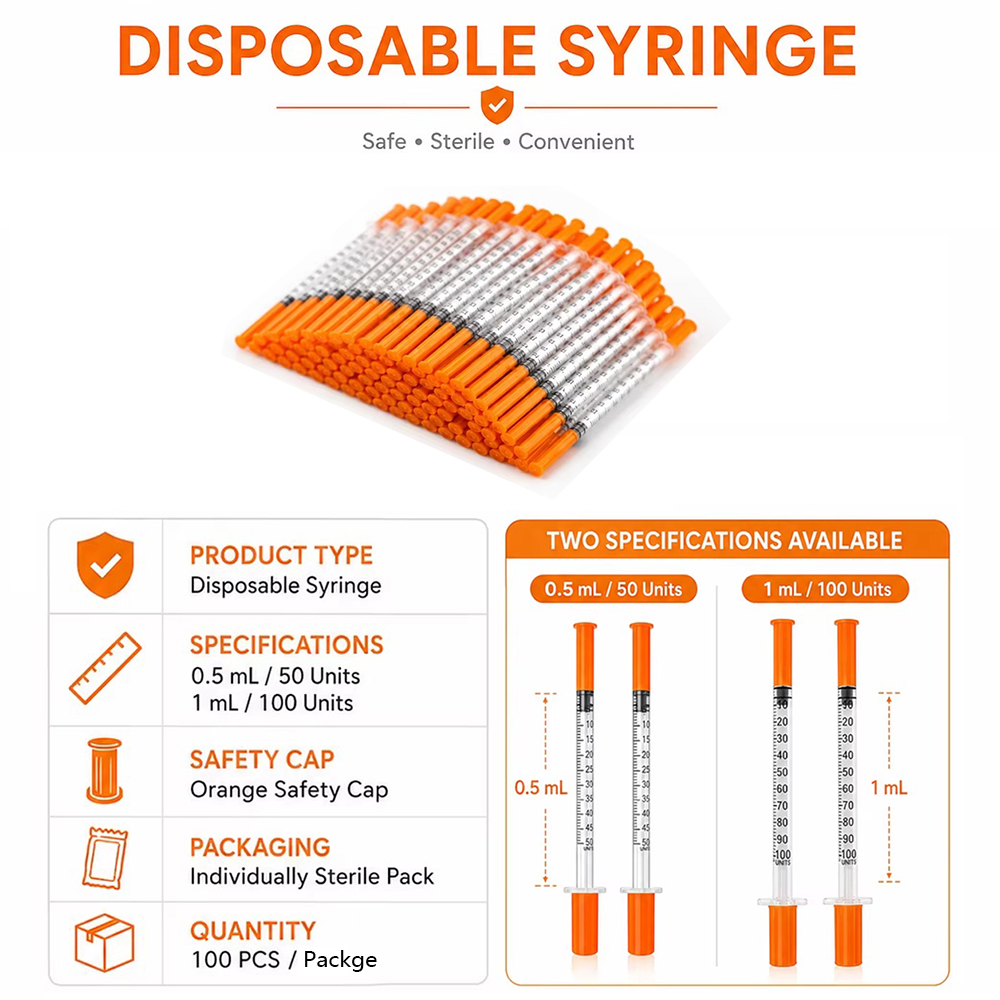 100-Pack Disposable Syringes P - Medical Laboratories 评论和价格