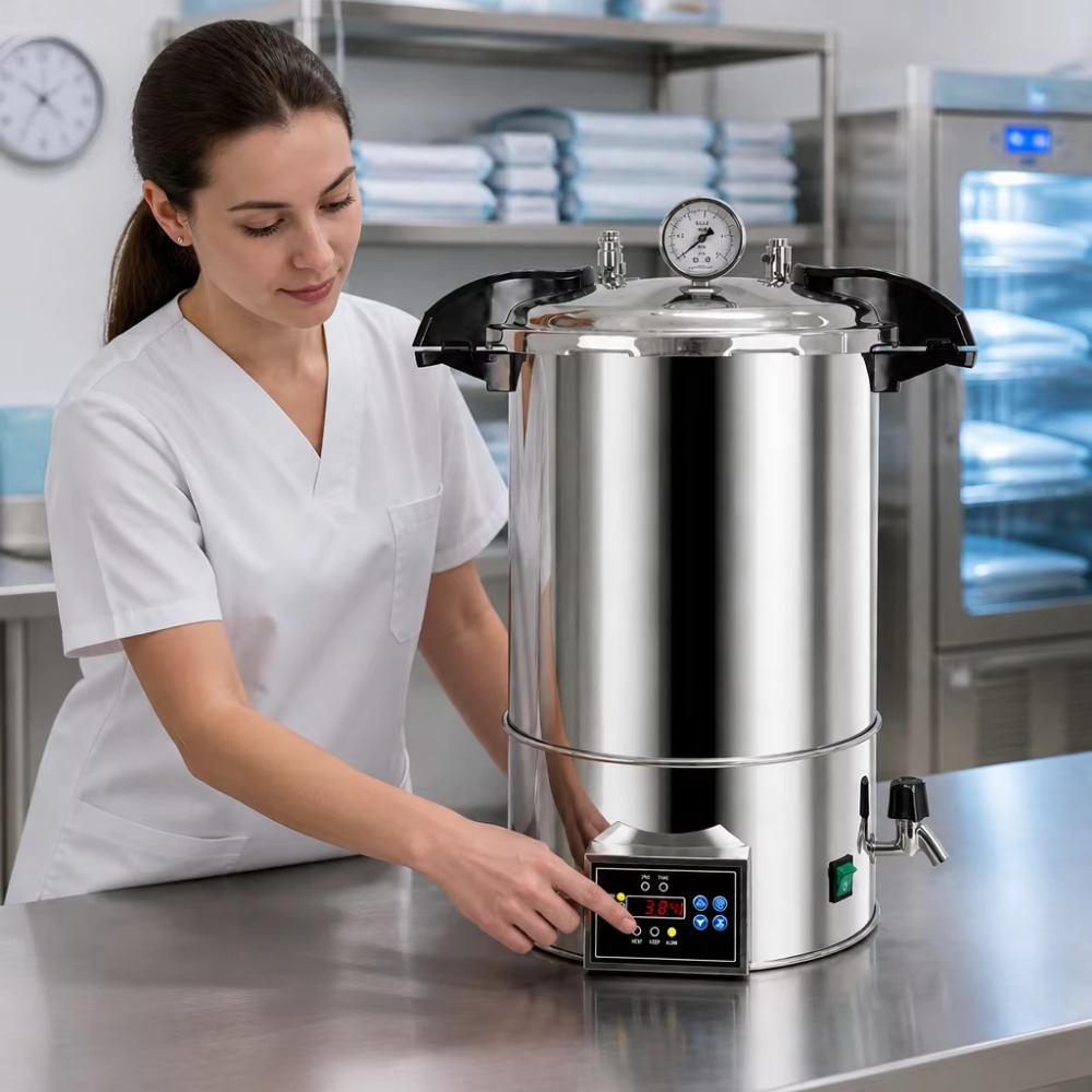 24L Digital Autoclave Steam St - Medical Laboratories 评论和价格